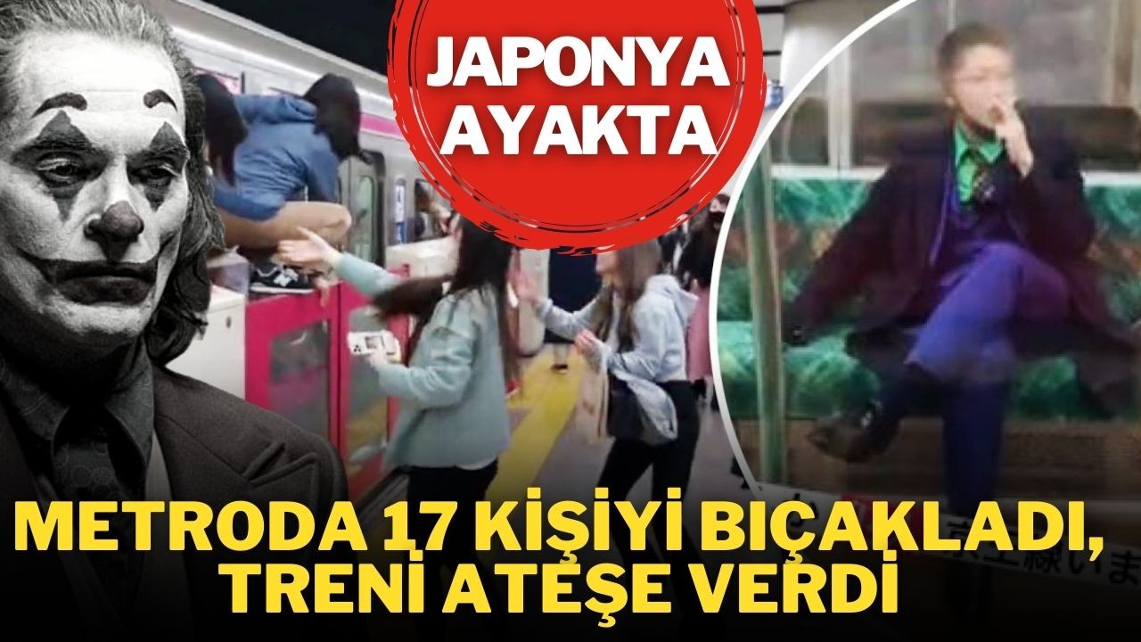 Joker filminden etkilendi 17 kişiyi bıçaklayıp treni yaktı