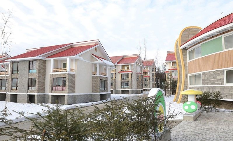 Kuzey Kore Lideri Kim, proje şehri Samjiyon'da 18