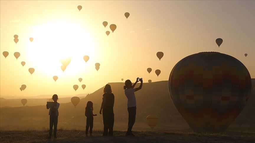 Kapadokya 9 günlük ara tatilde turist akınına uğradı 2
