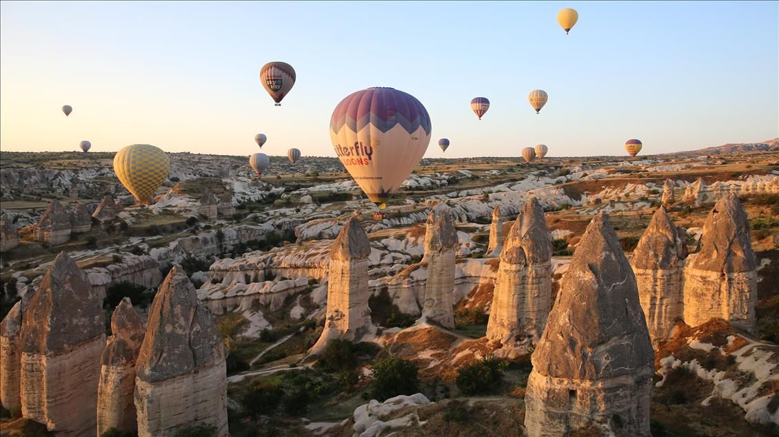 Kapadokya 9 günlük ara tatilde turist akınına uğradı 5