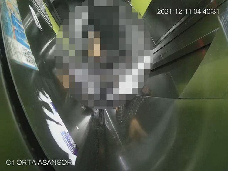 Asansör sapığı kabusu yaşattı 10