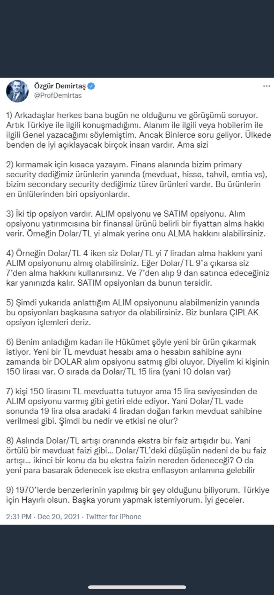 Yeni finansal program hakkında kimler neler dedi? 7
