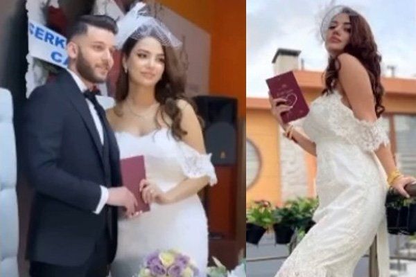 2,5 aylık hamile olduğunu açıklayan Ece Ronay bugün evlendi! 3