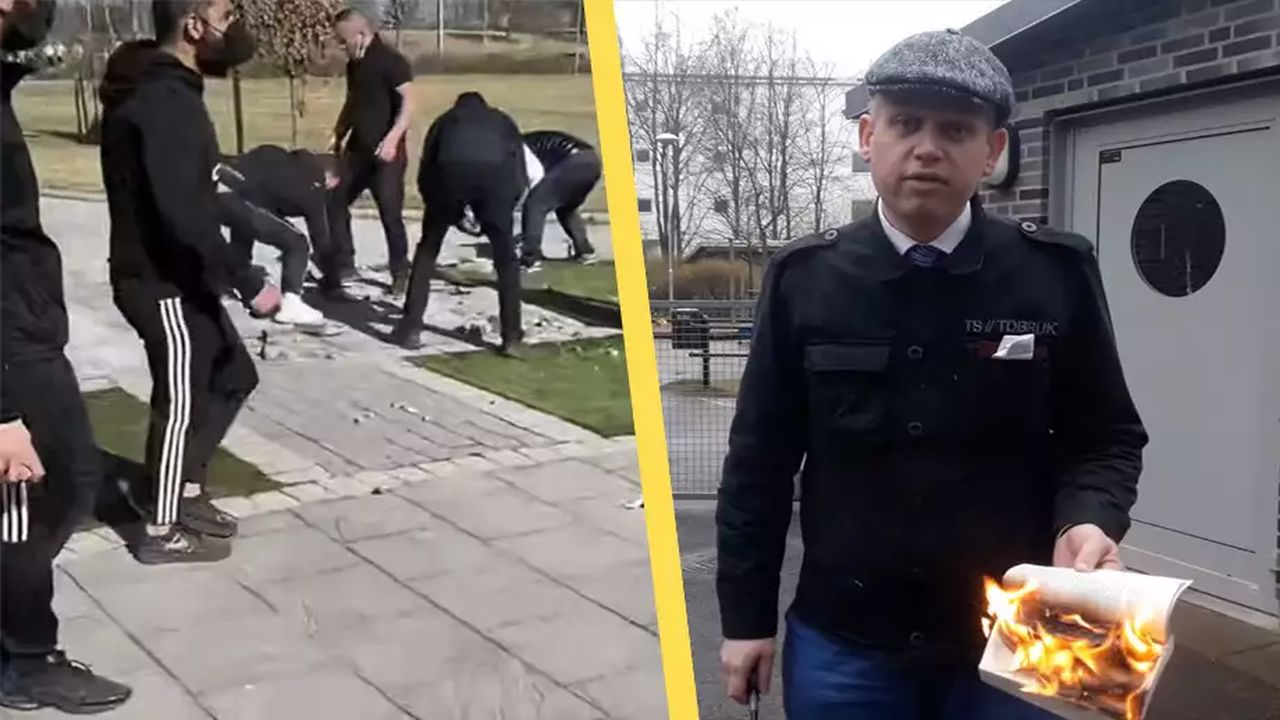 Danimarkalı siyasetçi Paludan Kur'an-ı Kerim yakma provokasyonunu sürdürdü