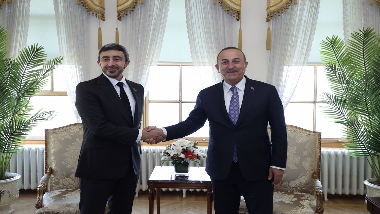 Dışişleri Bakanı Çavuşoğlu, BAE’li mevkidaşı Al Nahyan ile ortak basın toplantısında konuştu