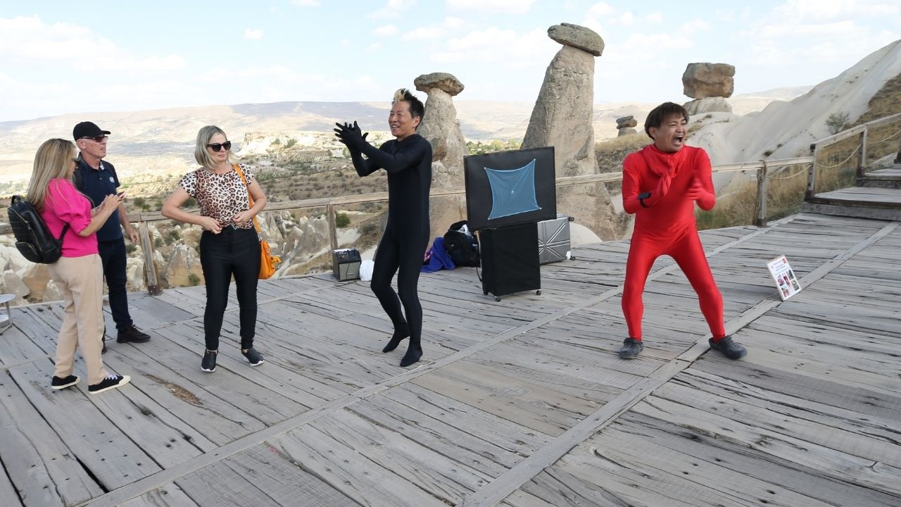 Japon sokak dansçıları Kapadokya'da! 5