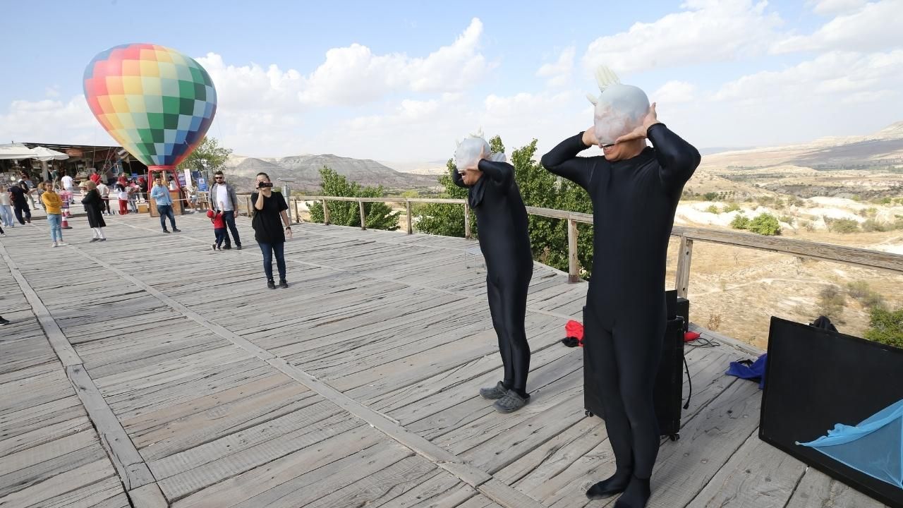 Japon sokak dansçıları Kapadokya'da! 4