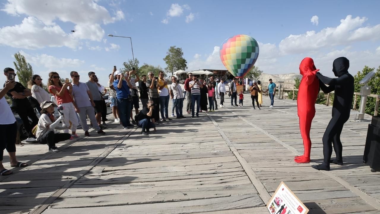 Japon sokak dansçıları Kapadokya'da! 2