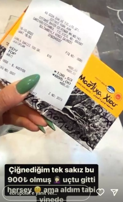 Bir sakıza 900 TL verdi! Paylaşımı olay oldu! 3