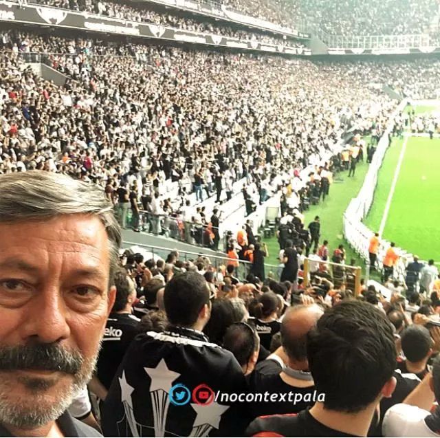 Kurtlar Vadisi'nin Pala'sı Beşiktaş maçında görüntülendi 5