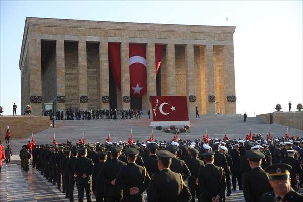 Ulu Önder Atatürk için Anıtkabir'de devlet töreni düzenlendi 1