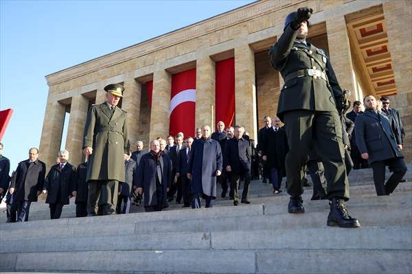 Ulu Önder Atatürk için Anıtkabir'de devlet töreni düzenlendi 8