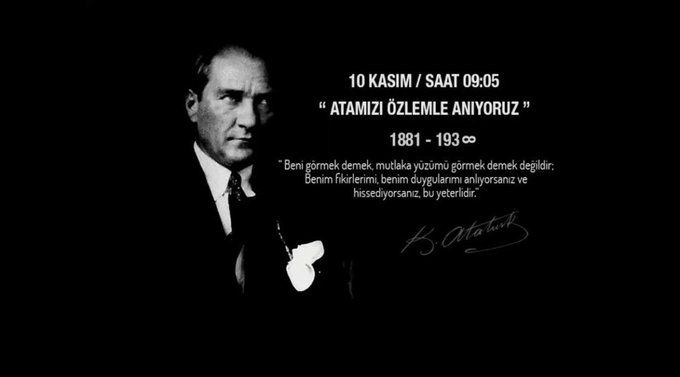 Büyükelçiliklerin 10 Kasım Atatürk'ü anma paylaşımları! 4
