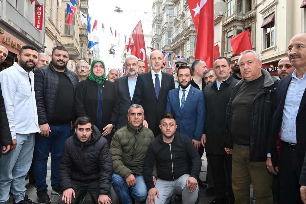 Kurtulmuş, İstiklal Caddesi'nde vatandaşlarla buluştu 6