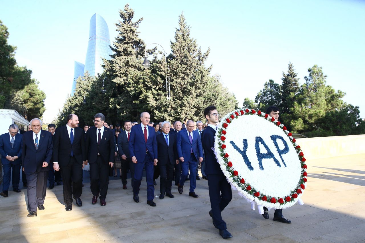 AK Parti Genel Başkanvekili Numan Kurtulmuş, Azerbaycan Cumhurbaşkanı Aliyev ile görüştü 7