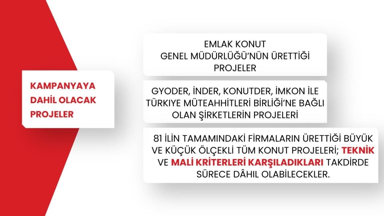 Orta Gelirliye Yönelik Konut Kampanyası "Yeni Evim" 8