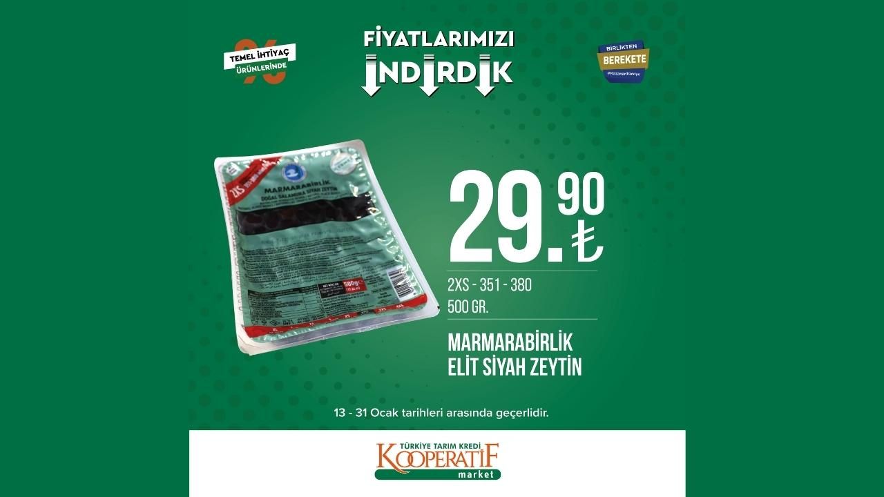 Tarım Kredi Kooperatif Market'in yeni indirimli fiyatları! 18