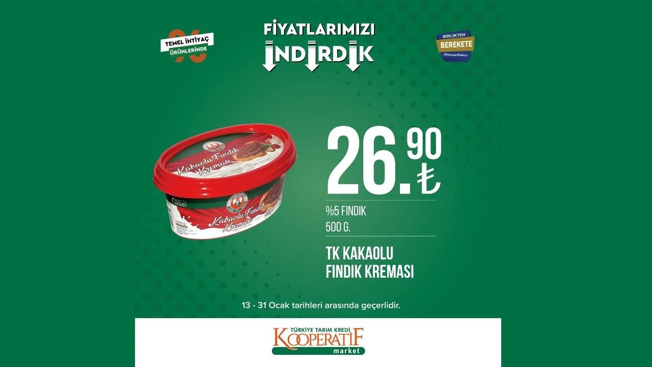 Tarım Kredi Kooperatif Market'in yeni indirimli fiyatları! 20