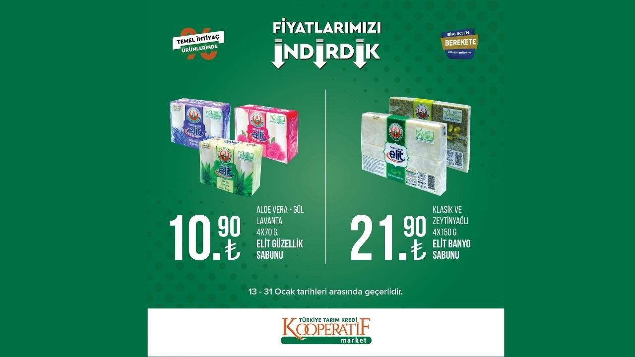 Tarım Kredi Kooperatif Market'in yeni indirimli fiyatları! 6
