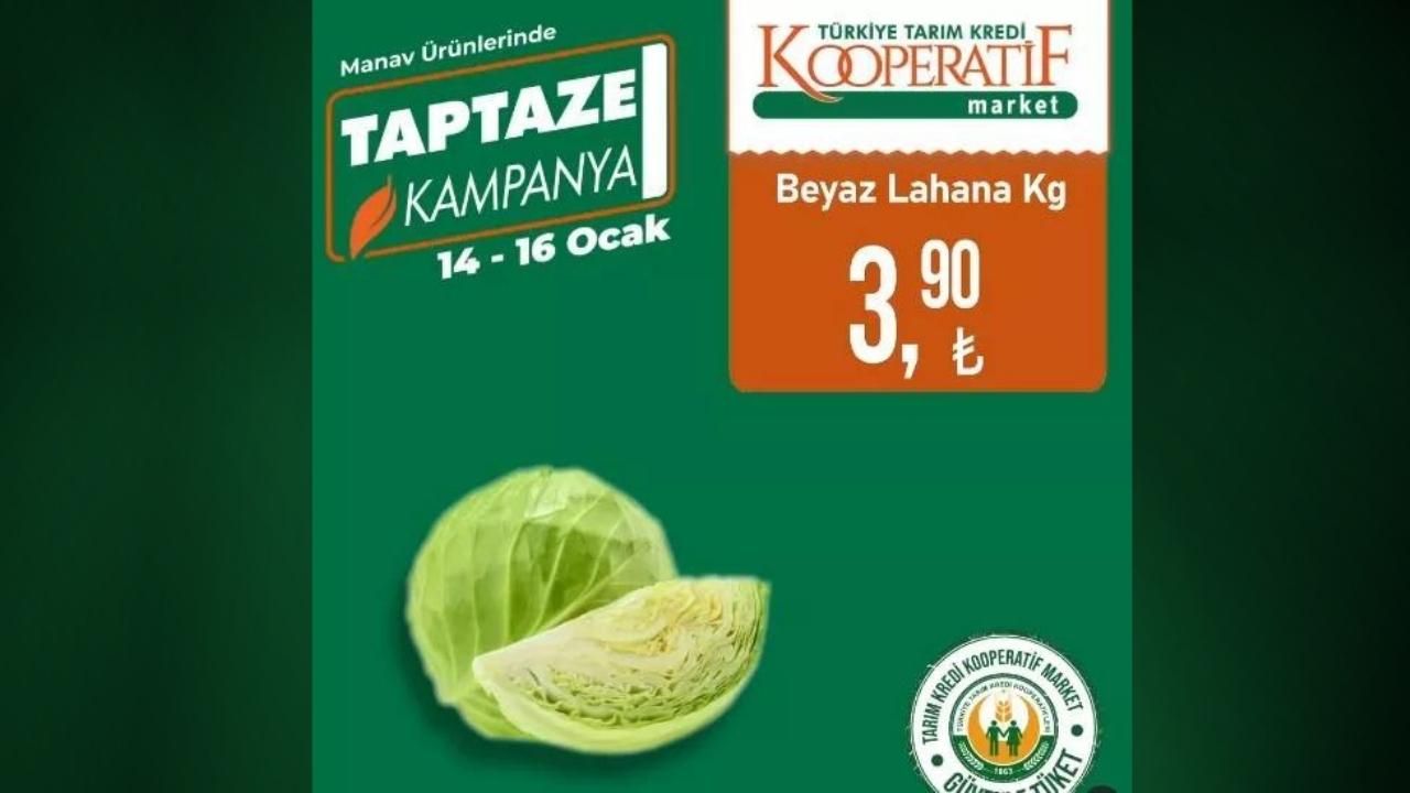 Tarım Kredi Kooperatif Marketleri'nde sebze ve meyveye özel indirim 6