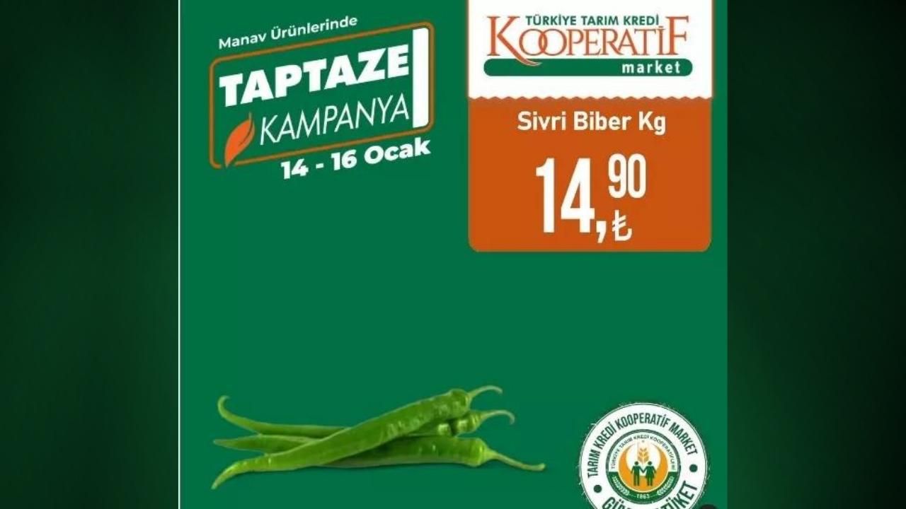 Tarım Kredi Kooperatif Marketleri'nde sebze ve meyveye özel indirim 3