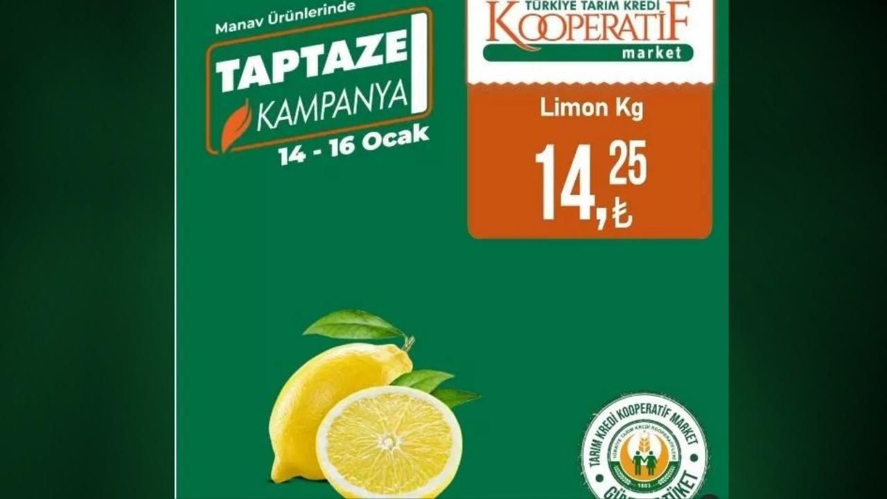 Tarım Kredi Kooperatif Marketleri'nde sebze ve meyveye özel indirim 2