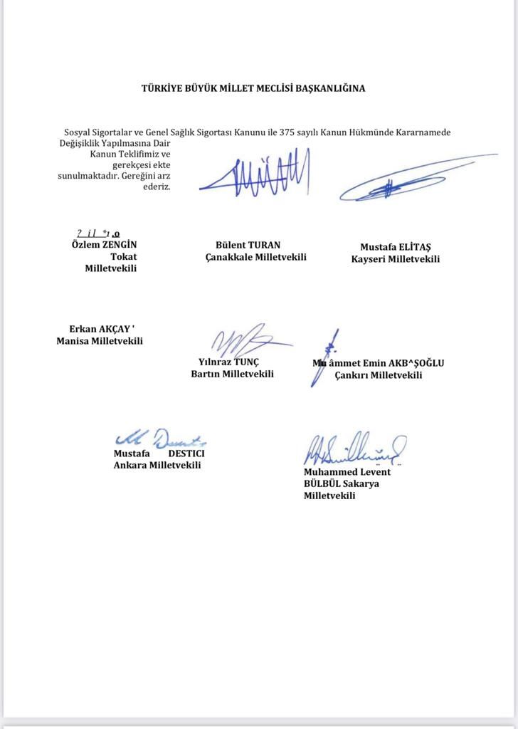 İşte EYT Kanun Teklifi! 1