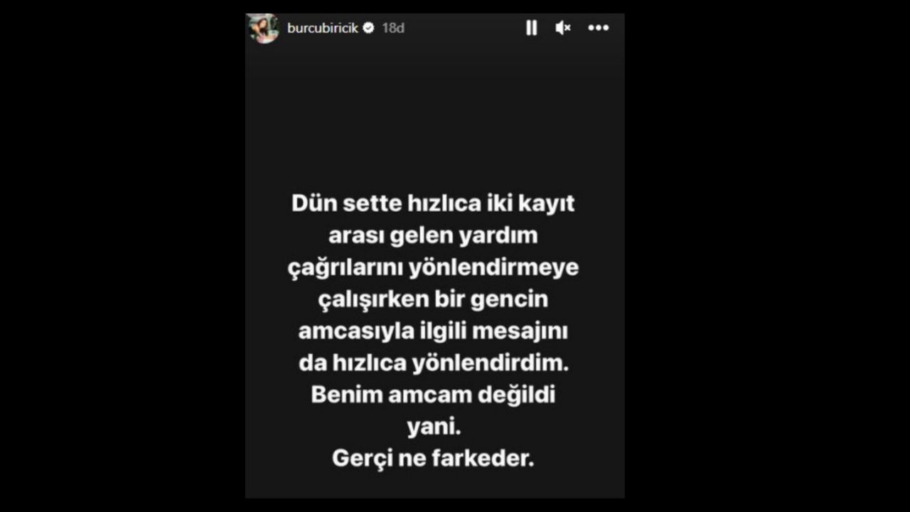 Burcu Biricik yanlış anlaşıldı! 8
