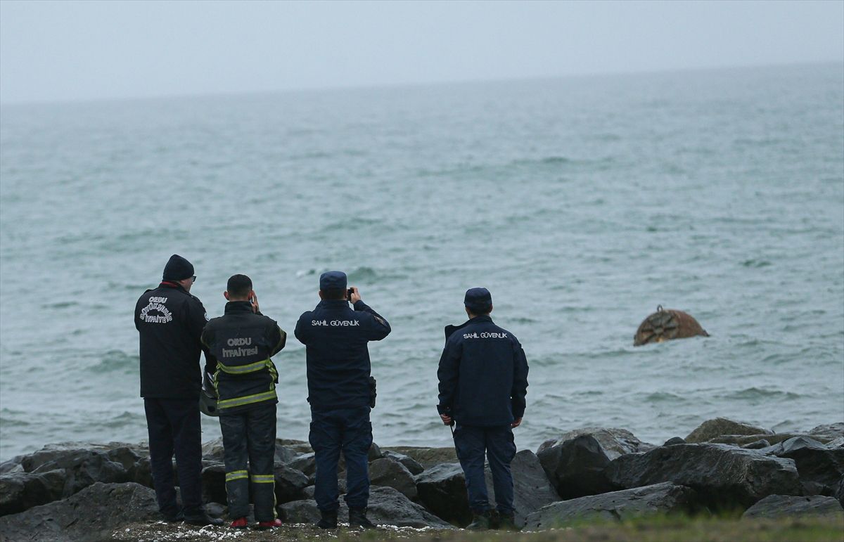 Ordu’da denizde mayın alarmı! Cisim güvenlik çemberine alındı 5