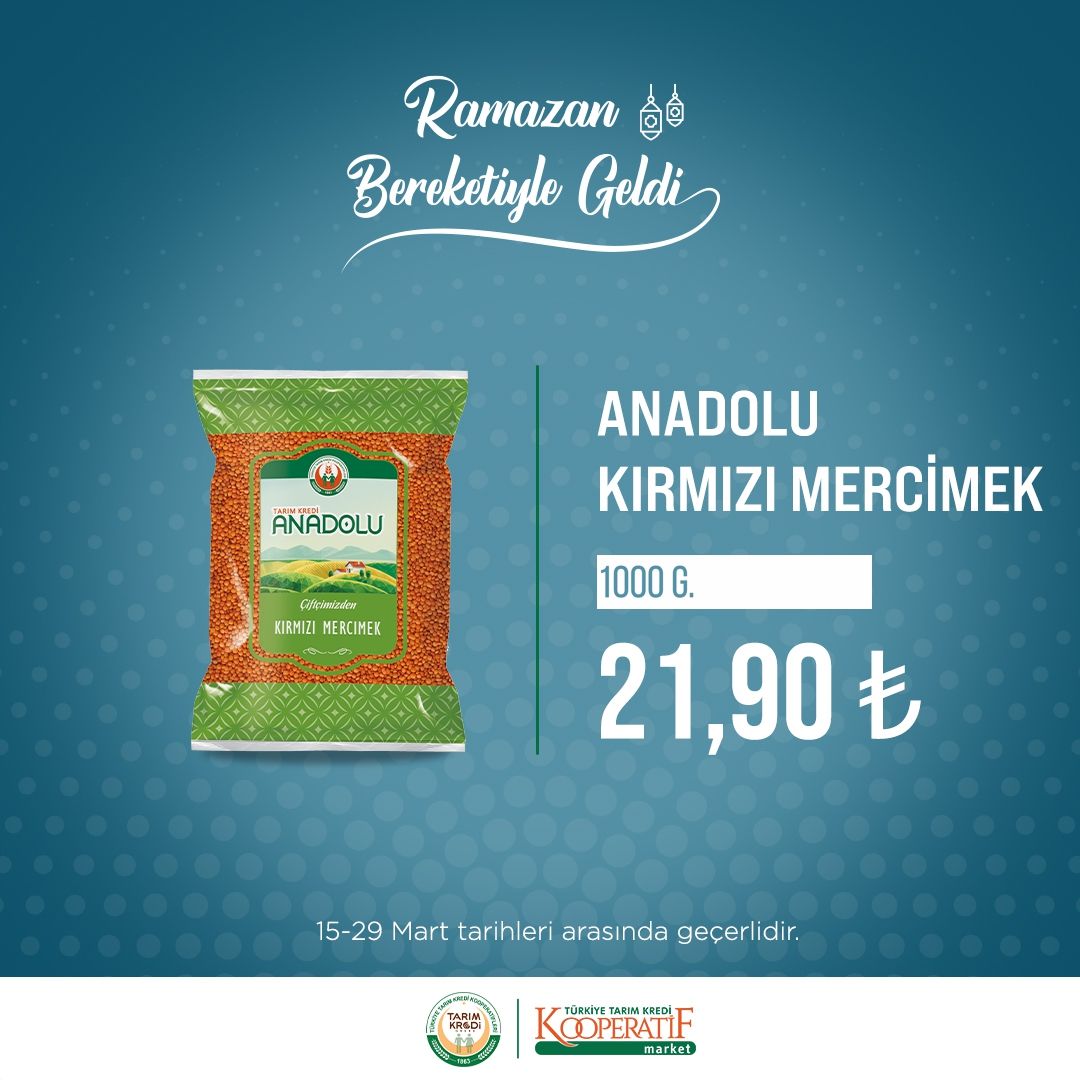 Tarım Kredi Kooperatif marketlerinde Ramazan indirimi! 3