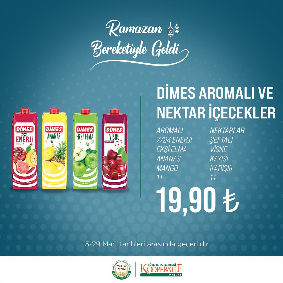 Tarım Kredi Kooperatif marketlerinde Ramazan indirimi! 12