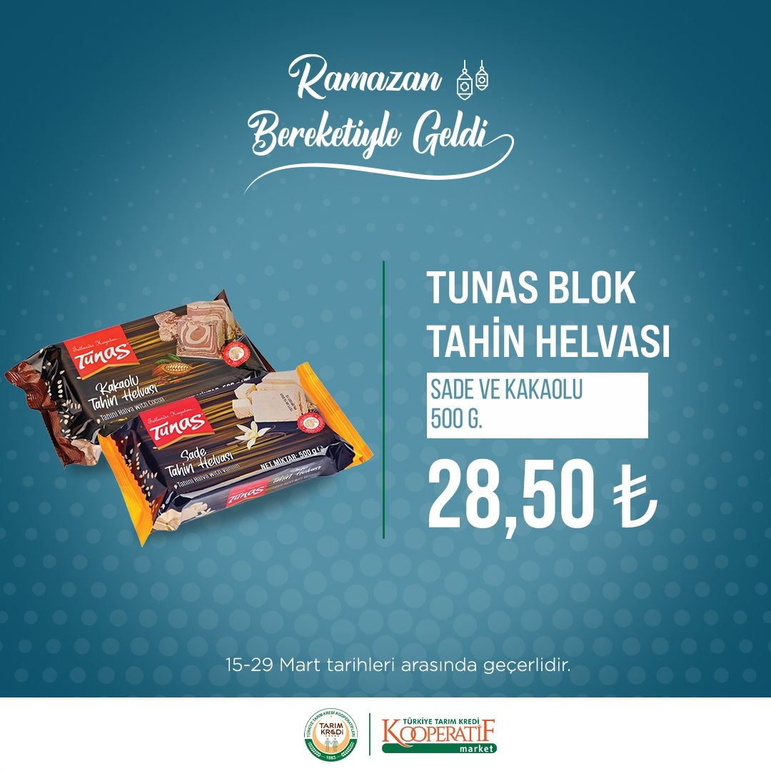 Tarım Kredi Kooperatif marketlerinde Ramazan indirimi! 20