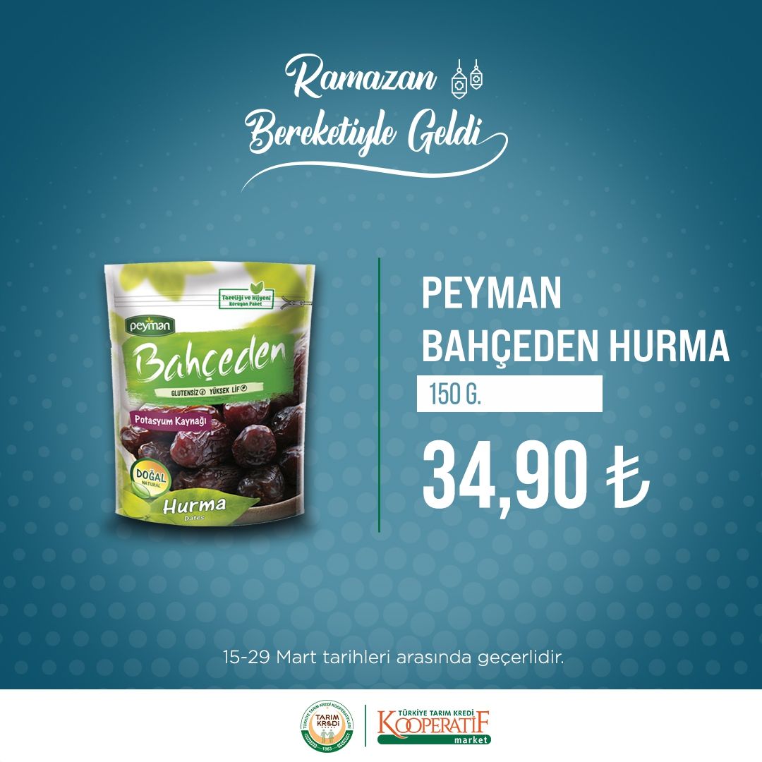 Tarım Kredi Kooperatif marketlerinde Ramazan indirimi! 23