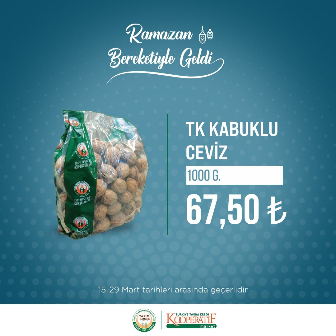 Tarım Kredi Kooperatif marketlerinde Ramazan indirimi! 26