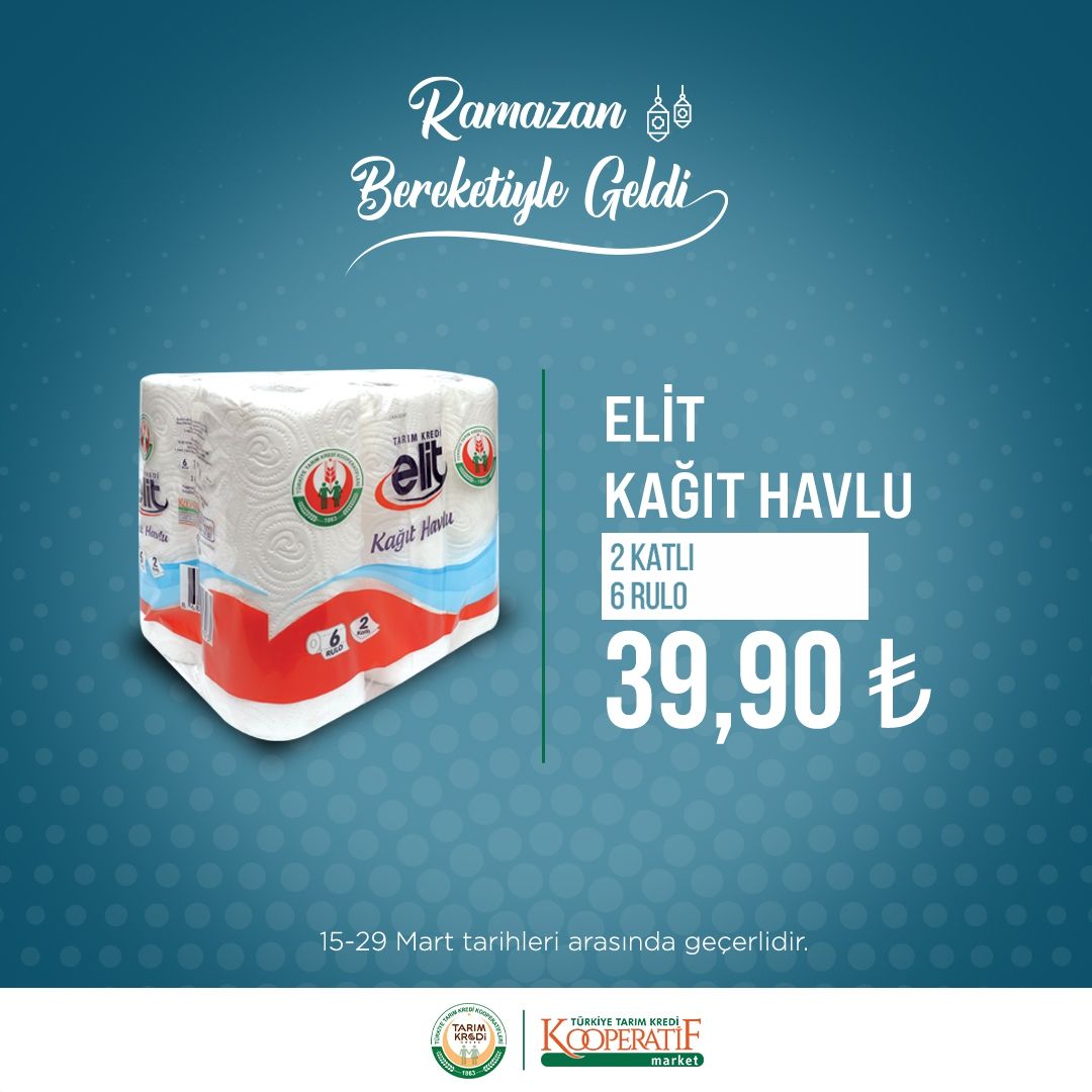 Tarım Kredi Kooperatif marketlerinde Ramazan indirimi! 29