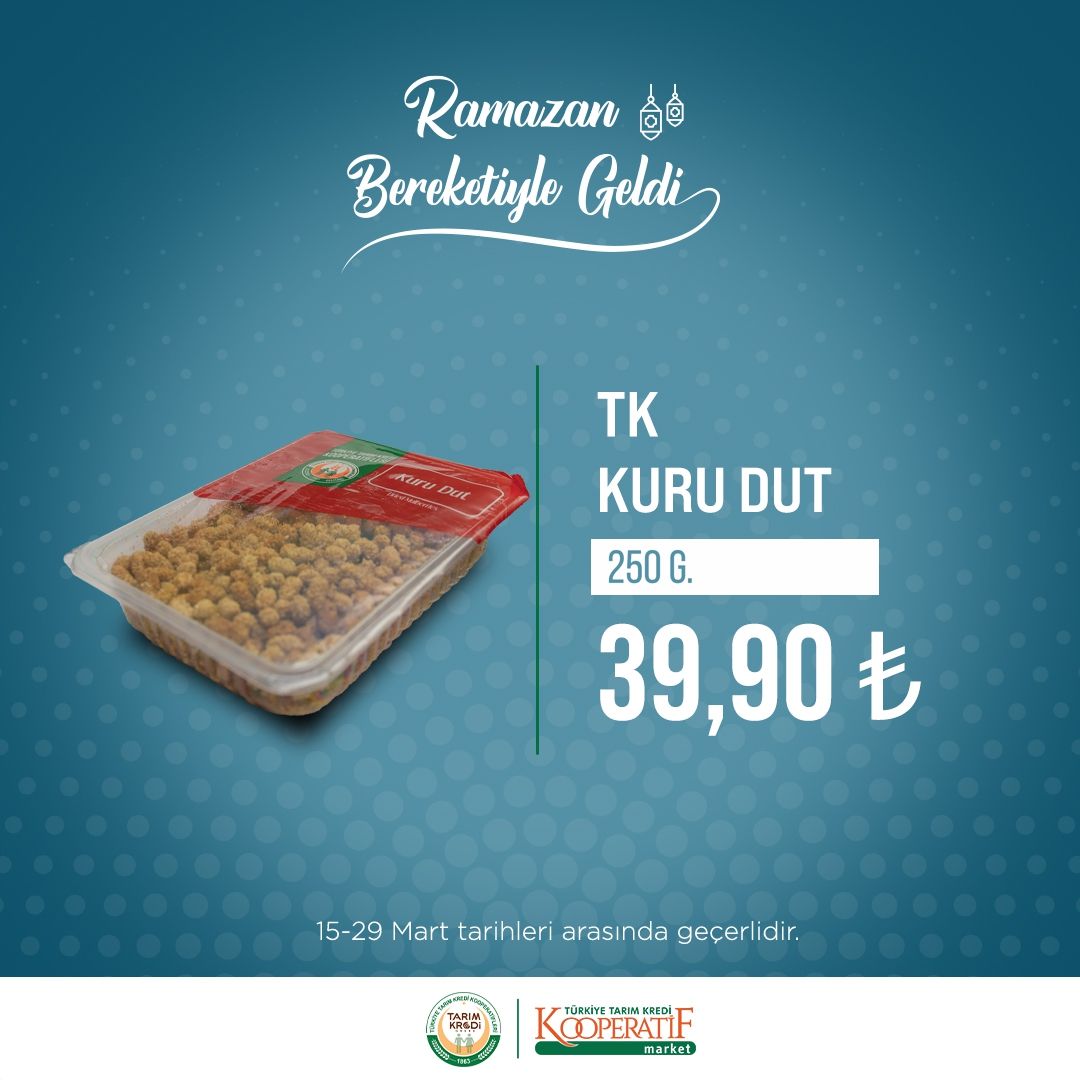 Tarım Kredi Kooperatif marketlerinde Ramazan indirimi! 36