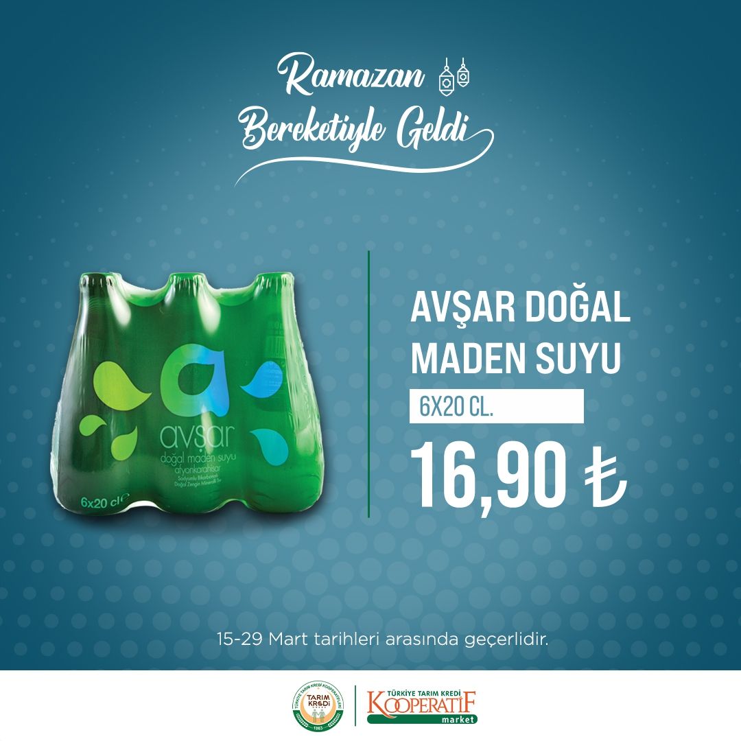 Tarım Kredi Kooperatif marketlerinde Ramazan indirimi! 39
