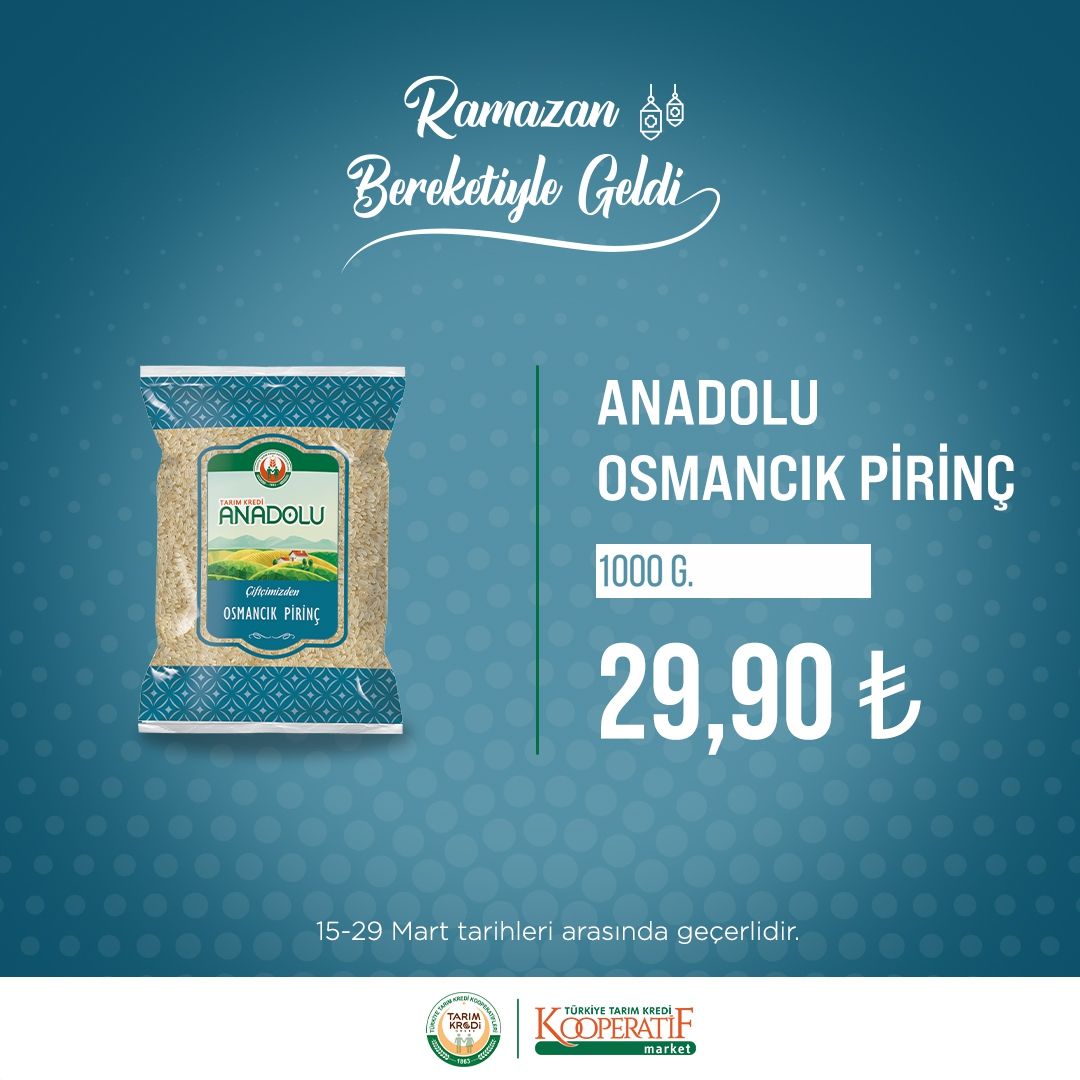 Tarım Kredi Kooperatif marketlerinde Ramazan indirimi! 43