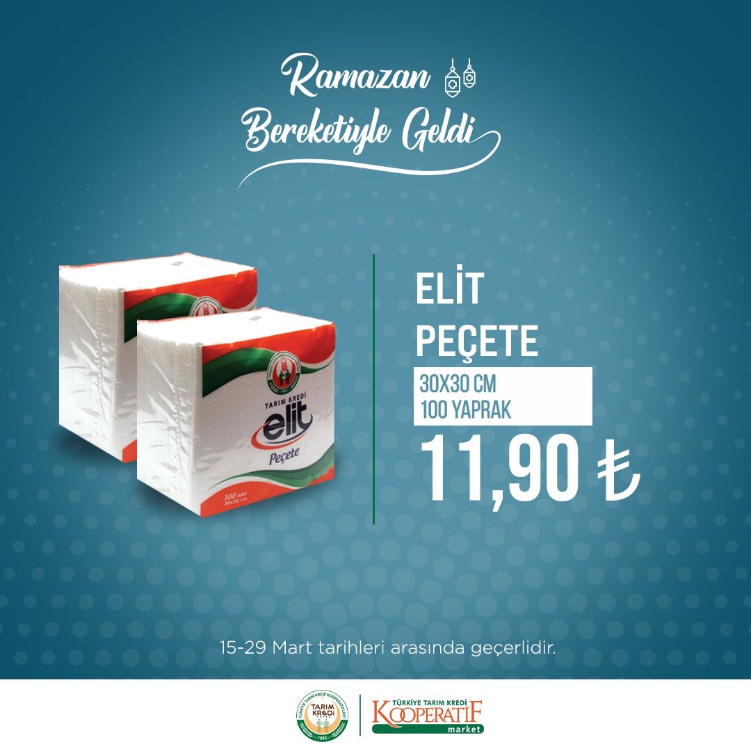 Tarım Kredi Kooperatif marketlerinde Ramazan indirimi! 46
