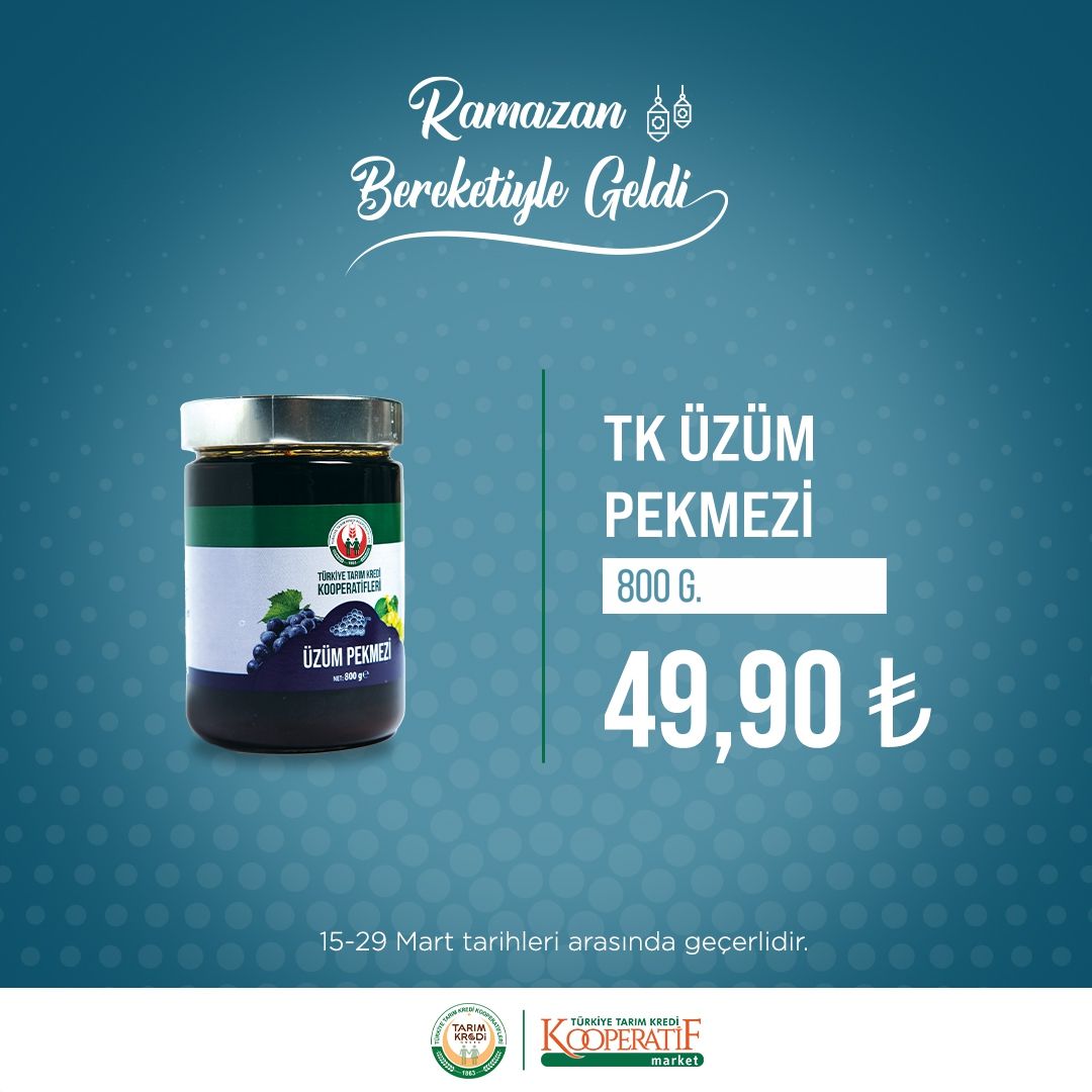 Tarım Kredi Kooperatif marketlerinde Ramazan indirimi! 47