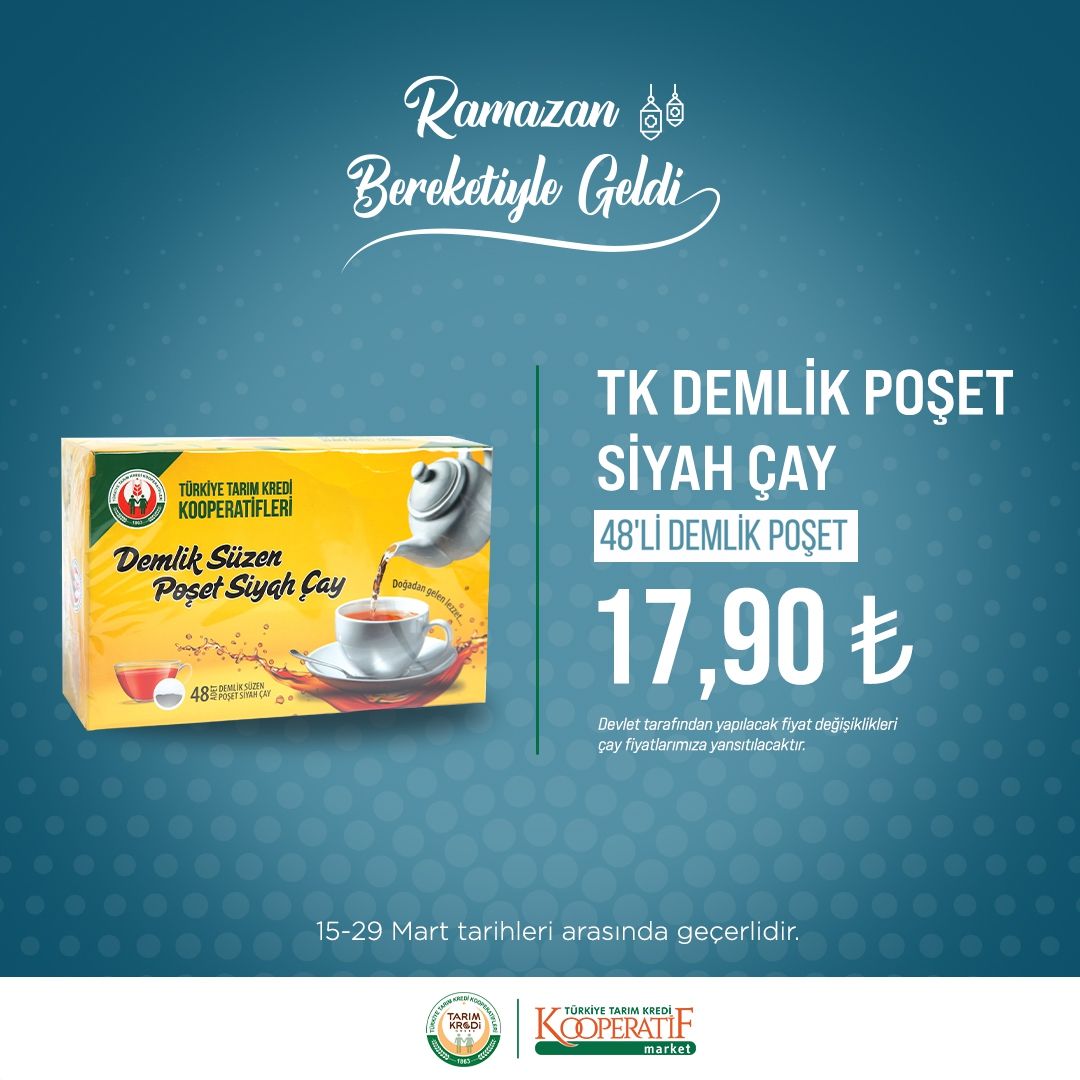 Tarım Kredi Kooperatif marketlerinde Ramazan indirimi! 52