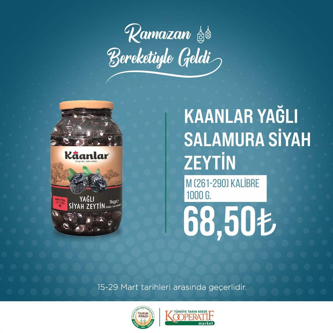 Tarım Kredi Kooperatif marketlerinde Ramazan indirimi! 53