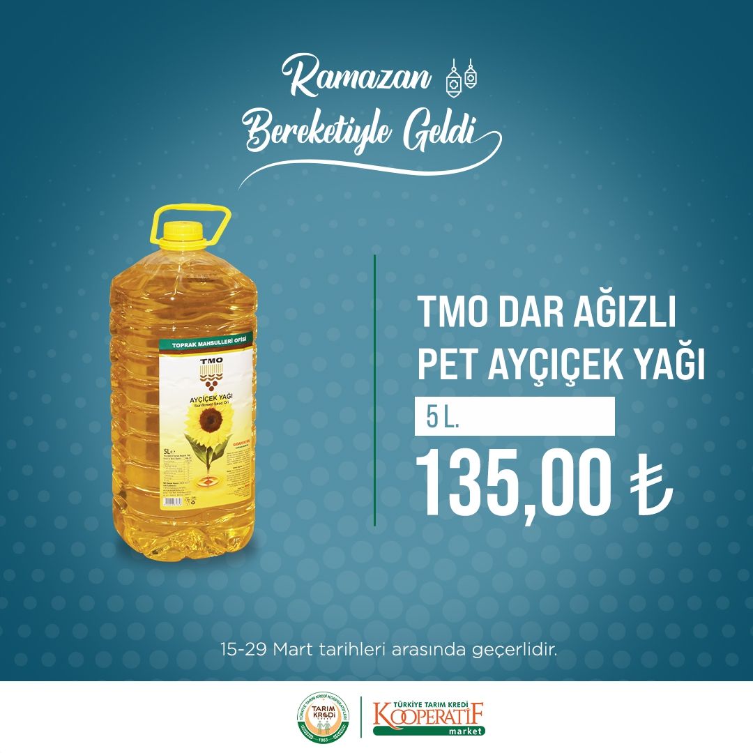 Tarım Kredi Kooperatif marketlerinde Ramazan indirimi! 62