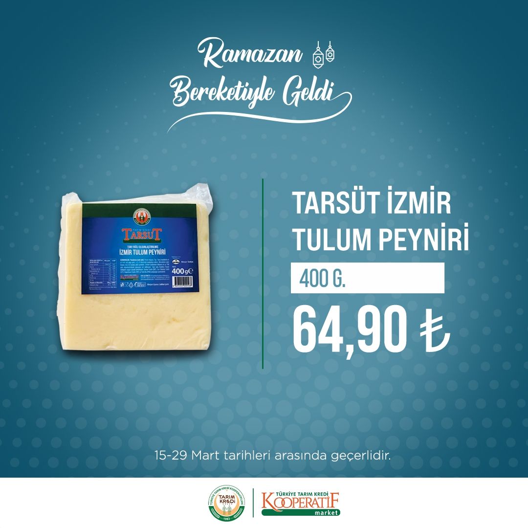 Tarım Kredi Kooperatif marketlerinde Ramazan indirimi! 64
