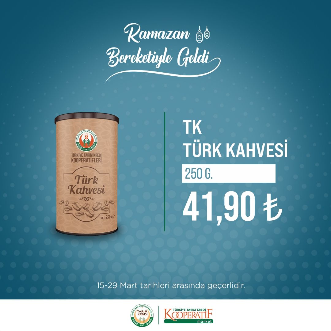 Tarım Kredi Kooperatif marketlerinde Ramazan indirimi! 66