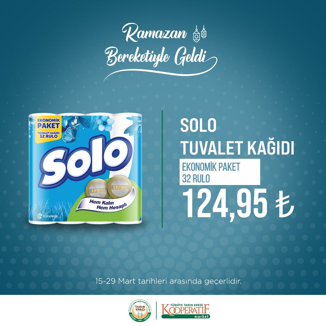 Tarım Kredi Kooperatif marketlerinde Ramazan indirimi! 65
