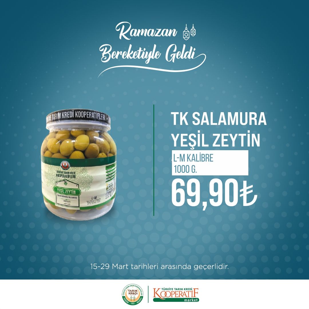 Tarım Kredi Kooperatif marketlerinde Ramazan indirimi! 67