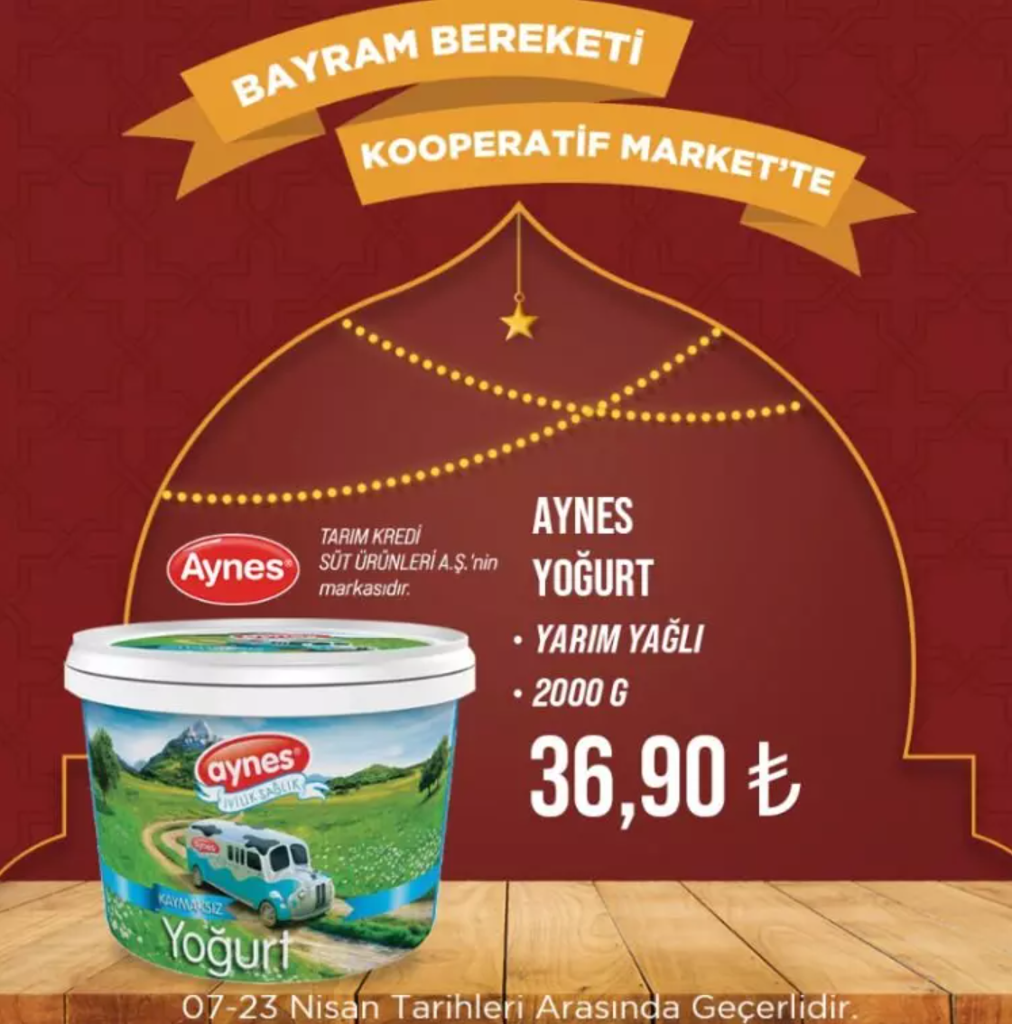 Tarım Kredi Kooperatif marketlerinde bayrama özel indirim! 32