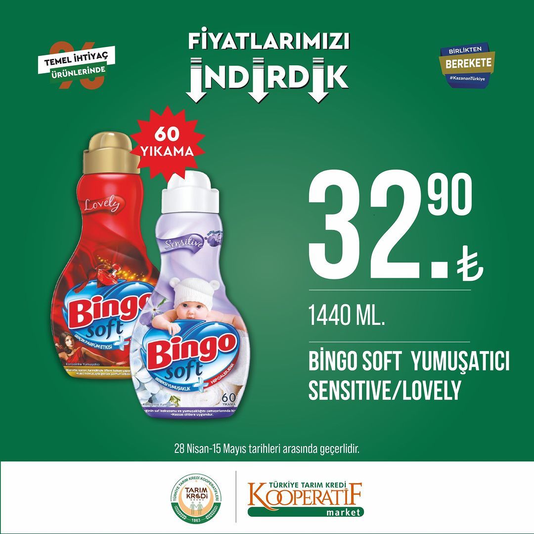 Tarım Kredi Kooperatif Market'te yeni indirimler! 51