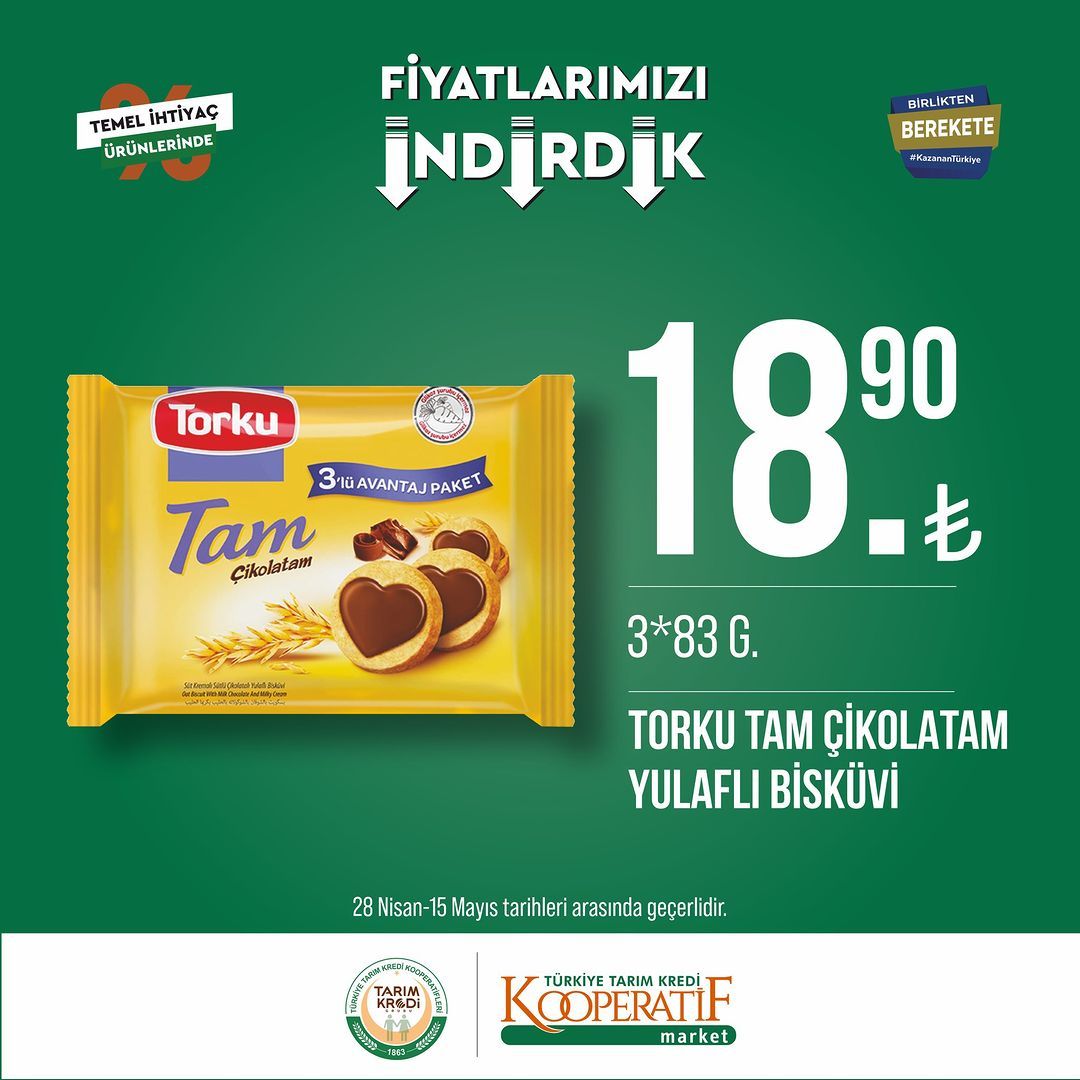Tarım Kredi Kooperatif Market'te yeni indirimler! 8